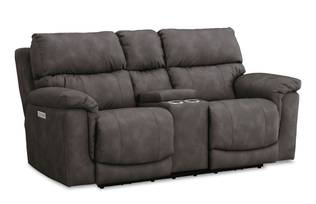 Cosmo Triple Power Loveseat in Pewter